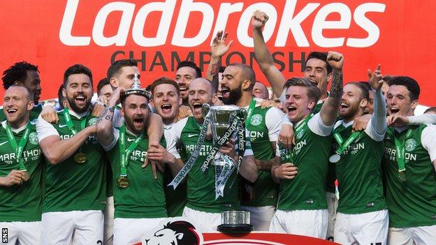 Hibernian: Emotional Boss Neil Lennon 'glad To Deliver' Championship ...