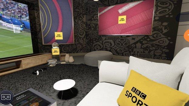 World Cup: Virtual Reality takes you 'inside' the stadium - BBC Sport