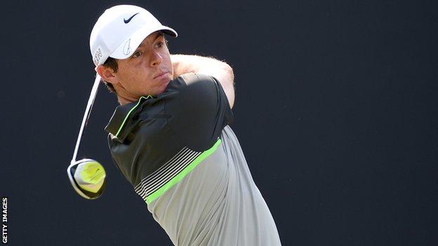 Rory McIlroy lies in a share of fourth position in Dubai