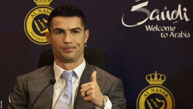 Al Nassr unveil caller   signing Cristiano Ronaldo