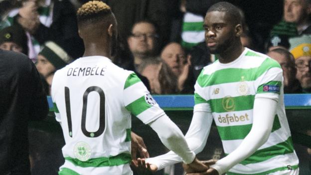 Celtic: Brendan Rodgers praises Moussa Dembele & Odsonne Edouard in friendly rout
