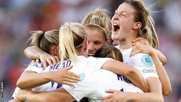 England celebrate