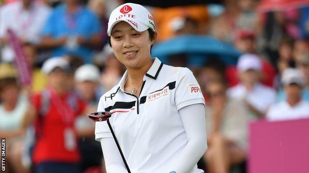 Evian Championship South Korean Kim Hyo Joo Leads By A Shot After