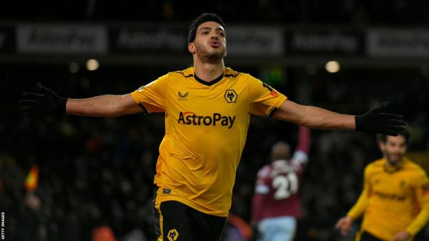 Wolves striker Raul Jimenez