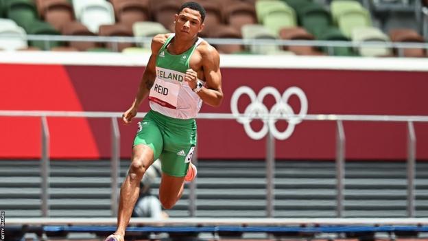 Leon Reid at the Olympic Games in Tokyo