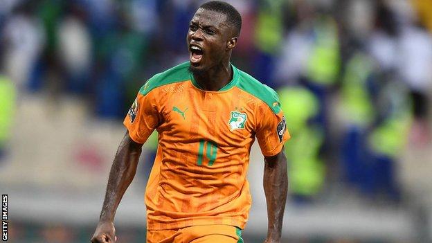 Ivory Coast's Nicolas Pepe