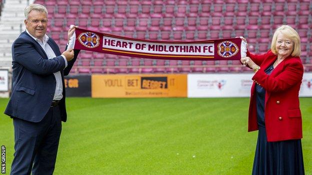 Ann Budge will transfer her majority shareholding to the Foundation of Hearts on 30 August