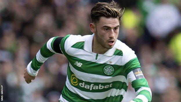 Patrick Roberts in action for Celtic