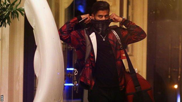 นักขี่ม้าของอเมริกาและ Kolkata Knight Riders Ali Khan