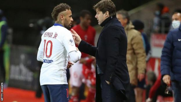 Neymar et Mauricio Pochettino