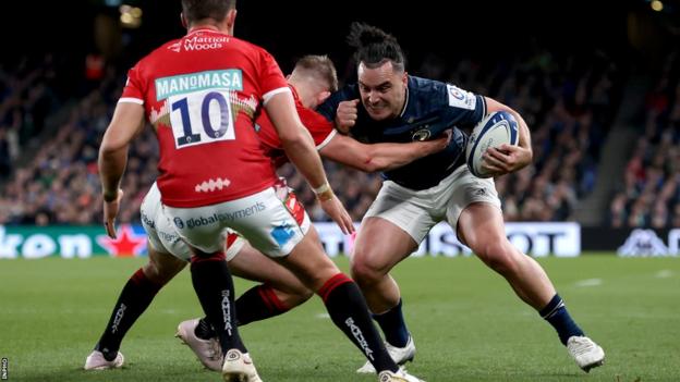 James Lowe: Leinster wing to miss Champions Cup semi-final - BBC Sport