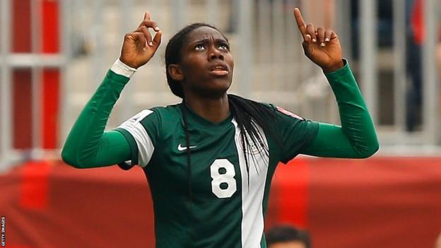 Nigeria international striker Asisat Oshoala