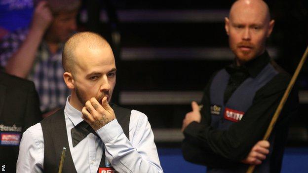 Luca Brecel and Gary Wilson