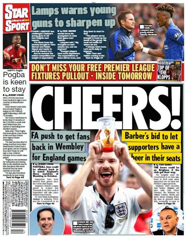 Thursday's back pages - BBC Sport