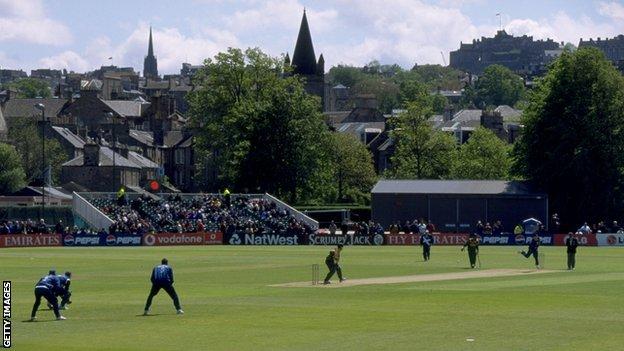 The Grange in Edinburgh, home of the Scotland cricket team