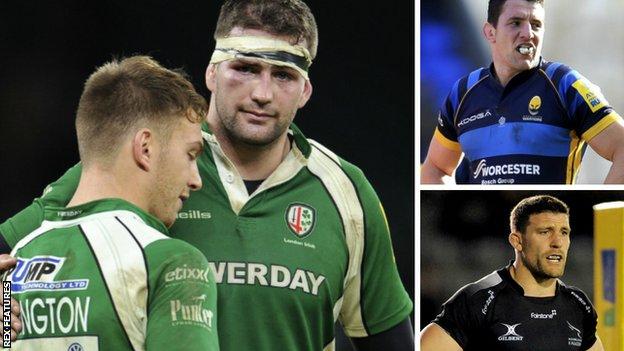 London Irish, Worcester and Newcastle all fighting to avoid the Premiership drop