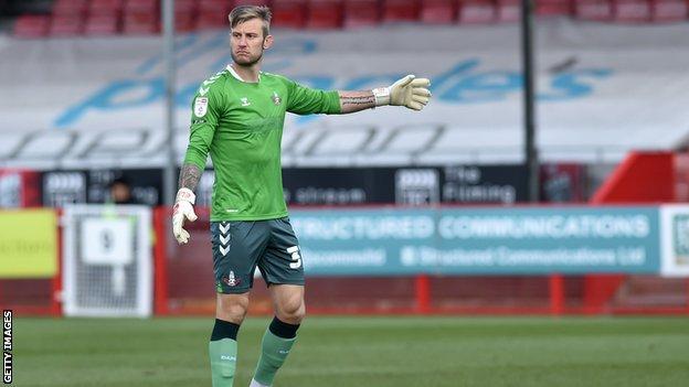 Laurie Walker kept two clean sheets while on an emergency loan at Oldham last season