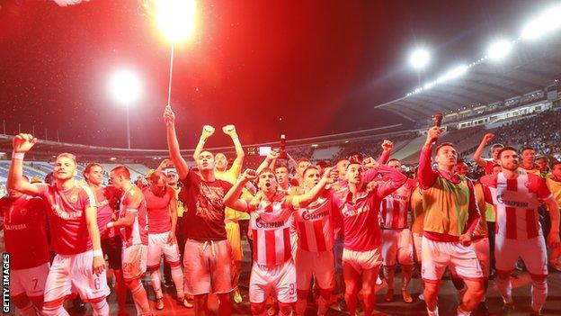 Crvena Zvezda Fans Return to Marakana for Champions League Face-off After  Four Years