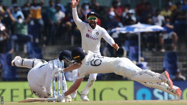 India V England Hosts Win Second Test In Chennai By 317 Runs Bbc Sport