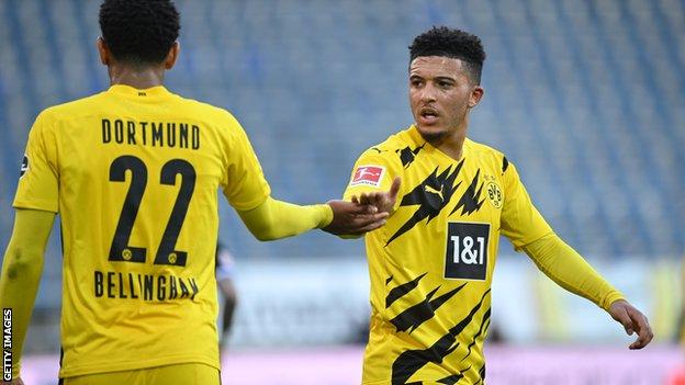 Jude Bellingham and Jadon Sancho