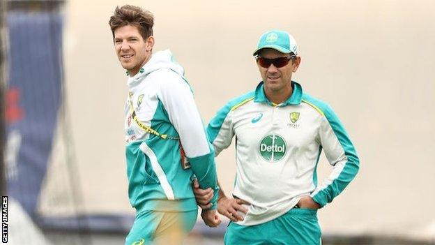 Tim Paine and Justin Langer