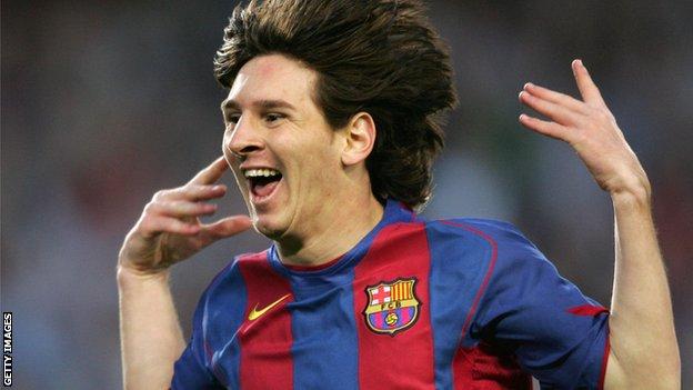 messi debut