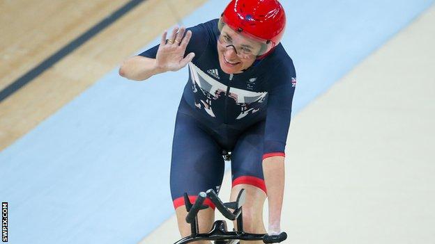 British cyclist Sarah Storey
