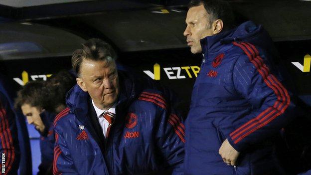 Louis van Gaal and Ryan Giggs