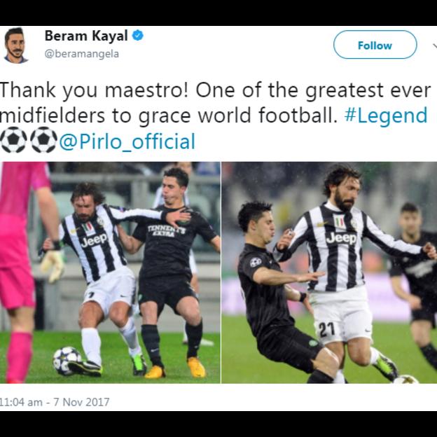 Kayal tweet Pirlo