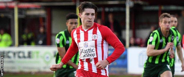 Josh Windass scores for Accrington Stanley