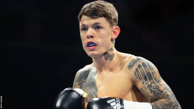 Charlie Edwards during his stoppage triumph   implicit    Jacob Barreto successful  December 2021