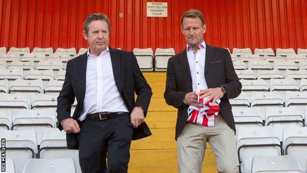 Stevenage: Chairman Phil Wallace wants new manager by end of season - BBC  Sport