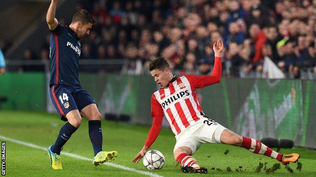 Marco van Ginkel scored eight goals in 16 outings for PSV while on loan last season