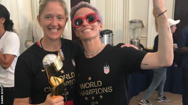 Dawn Scott et Megan Rapinoe