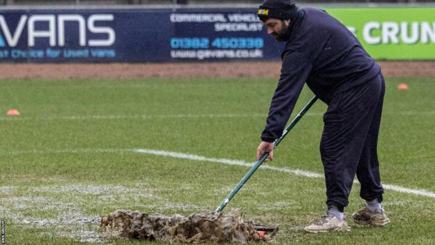 There have been five failed pitch inspections at Dens Park this season