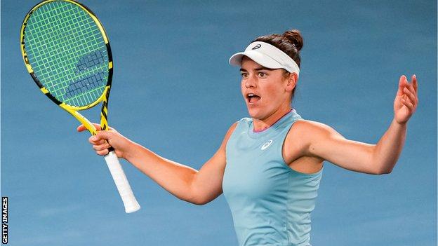 Jennifer Brady to Australian Open with foot injury - BBC Sport