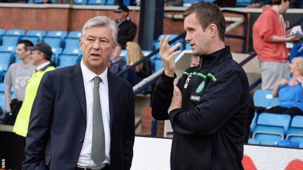 Peter Lawwell and Ronny Deila