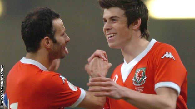 Ryan Giggs and Gareth Bale