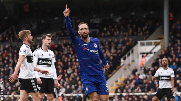 Fulham 1 2 Chelsea Kepa Arrizabalaga Recalled As Sarri S Men Win Derby Bbc Sport