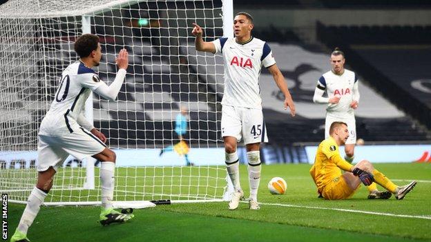 Dele Alli and Carlos Vinicius