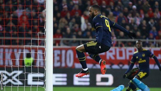 Vellykket præmie officiel Olympiakos 0-1 Arsenal: Alexandre Lacazette helped by team-mates' support,  says Mikel Arteta - BBC Sport
