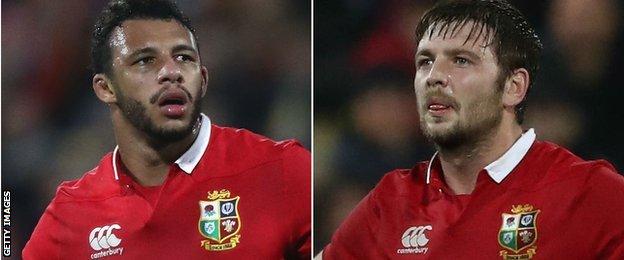 Courtney Lawes and Iain Henderson