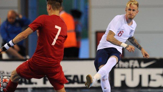 Dean Withers of England futsal