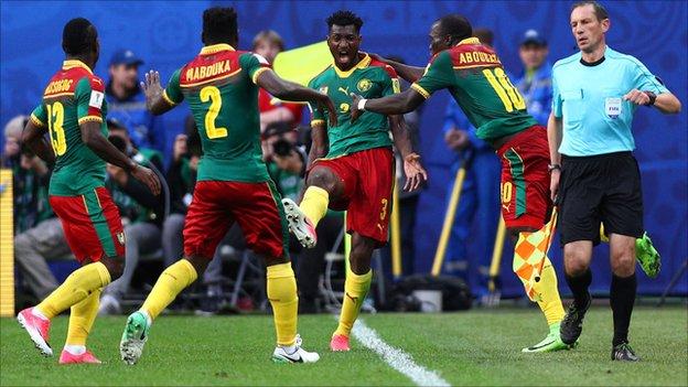 Cameroon players