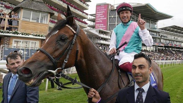Frankie Dettori and Enable