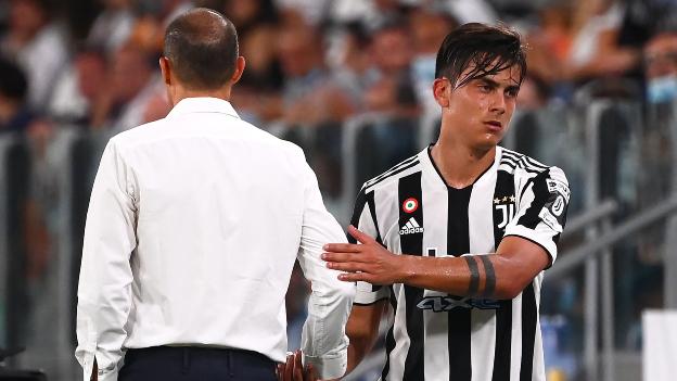 Massimiliano Allegri and Paulo Dybala