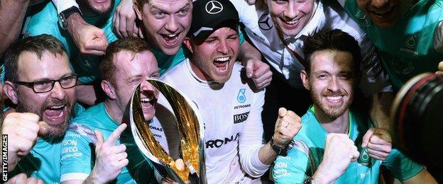Mercedes F1 driver Nico Rosberg