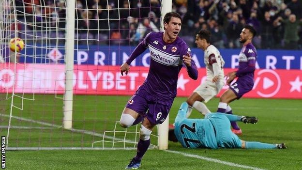 Dusan Vlahovic: Juventus sign Serbia striker from Fiorentina