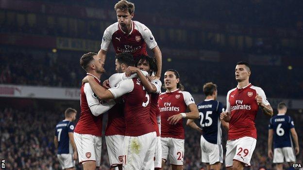 Arsenal celebrate