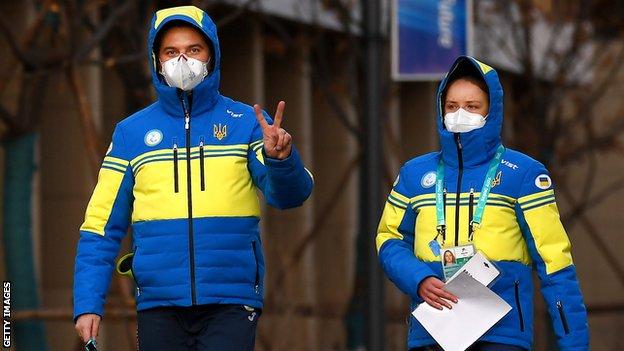 Members of the Ukrainian delegation in Beijing